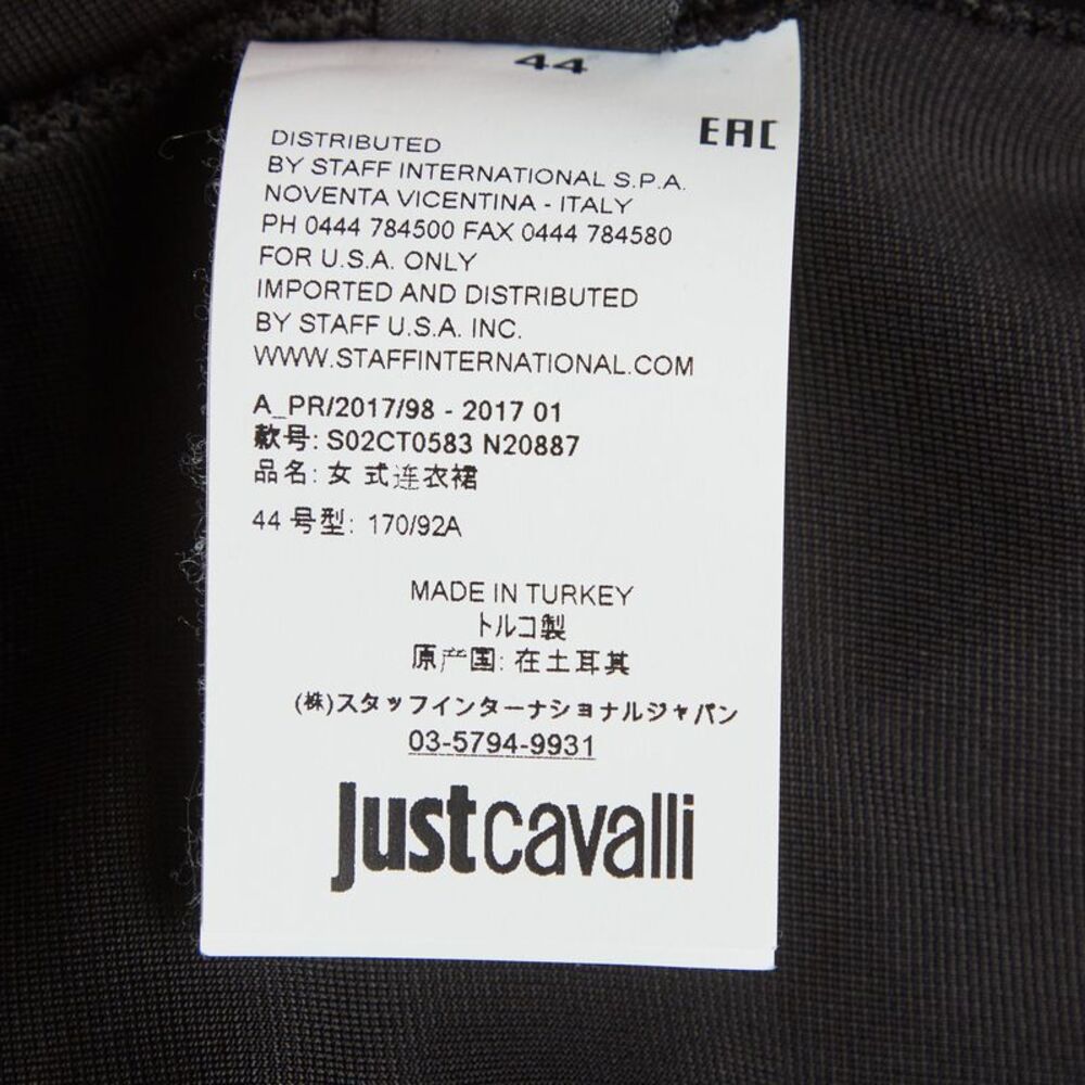 Just Cavalli Black Embellished Jersey Sleeveless Maxi Dress M - Picture 7 of 7